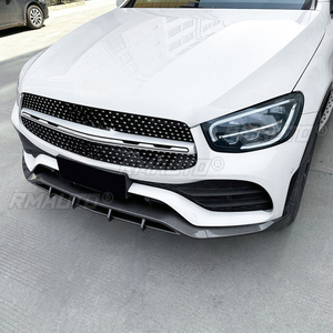 สำหรับ Mercedes Benz GLC-Class X253 GLC200 260 300 2020-2022 AMG ชุดแต่งกันชนหน้า ลิปสปลิตเตอร์ ดิฟฟิวเซอร์ ชุดแต่งตัวถังรถยนต์  แผ่นกันชน - Product Image 5