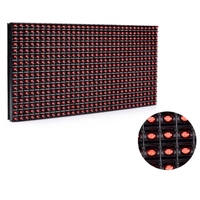 Módulo Led de desplazamiento programable RGX, señal de mensaje en movimiento, módulo de color rojo DIP P10 de un solo Color, pantalla Led