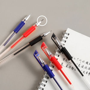 Forniture di cancelleria per la scuola all'ingrosso Design Logo neutro a base d'acqua firma penna blu rosso 0.5mm penna a sfera per gli studenti - Product Image 3