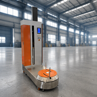Machine d'emballage automatique électrique pour bagages d'aéroport avec balance pour aéroports et hôtels