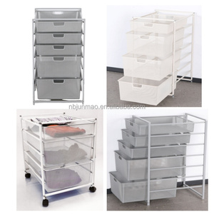 סל כביסה מתכתי רב תכליתי נתיק, סל רשת DIY לאחסון וארגון בבית - Product Image 5