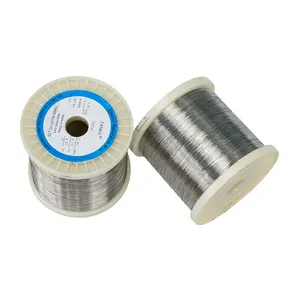 Elektrikli ısıtma teli Nichrome 80 20 parlak 0 örgü yalıtımlı nikel krom katı 6 mm Nickel ni80 nikel alaşım