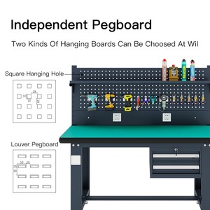 Mesa DE TRABAJO antiestática para inspección y reparación de montaje, Banco limpio para línea de montaje y operación de taller, muebles de laboratorio - Product Image 5