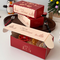 Boîte de rangement pliable en carton 3D en forme d'animal de dessin animé pour friandises de Noël, décoration de fête, emballage cadeau