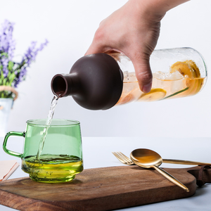 Último Modelo en Tendencia: Botella de <span class=keywords><strong>Agua</strong></span> con Infusor de Té de Vidrio de Borosilicato de Alta Calidad con Filtro de Acero Inoxidable, <span class=keywords><strong>Cafetera</strong></span> Portátil <span class=keywords><strong>para</strong></span> Café Frío - Product Image 4