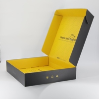 Boîte en carton ondulé personnalisée de qualité supérieure avec impression CMYK et insert pour l'emballage de bougies et l'expédition sécurisée