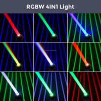 U`King Mini 10W Beam Moving Head Light RGBW Disco DJ Licht DMX Bühnenlicht für Hochzeit Party Nachtclub Tanzhalle KTV