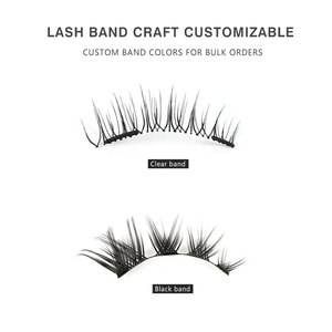 ขนตาแม่เหล็กแบบสั่งทำขายส่งพร้อมอุปกรณ์ติดขนตาแบบใช้ซ้ำได้ - Product Image 3