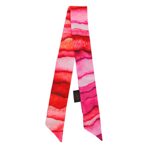 Vintage Printed Ribbon Scarf 90x5cm & 120x8cm Lightweight Scarf, Leaf Argyle Design Hair Band Head Scarf Neck Wrap for Women - Product Image 5