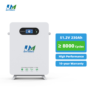 بطارية ليثيوم أيون JM 48 فولت 200 أمبير 230 أمبير 10 كيلوواط ساعة 11 كيلوواط ساعة LiFePO4، 8000 دورة، بطارية تخزين طاقة شمسية منزلية مع نظام إدارة البطارية (BMS) - Product Image 1