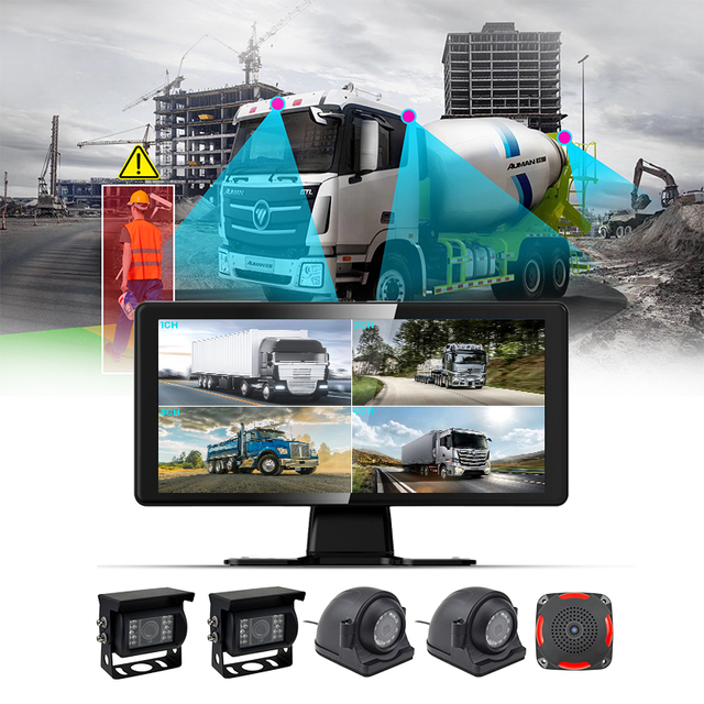 Affordable 10.36" Touchscreen Infrared Dual-Light Thermal Imaging Camera for Car Night Vision, Trucks & Engineering Vehicles