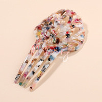 Mi daiery – peignes en acrylique à motif de coquille de tortue pour femmes, nouveau design à la mode, 220435
