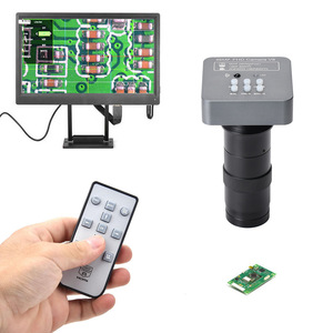 Foto real 48MP Full HD Industria Digital C-Mount Microscopio electrónico Cámara <span class=keywords><strong>100x</strong></span> <span class=keywords><strong>Zoom</strong></span> C-Mount Lente - Product Image 2