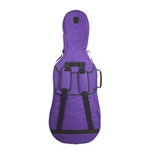 Estuche de transporte portátil para violonchelo, estuche ligero con relleno morado de 13x17, 3, 5x7 - Product Image 4