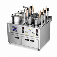 Cuiseur à nouilles électrique Baiwin, cuiseur à pâtes commercial, machine à cuire les nouilles pour restaurant, cantine et cuisine de restauration rapide