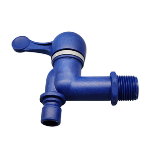 China Supplier New Type Single Handle Cheap Plastic Blue Water Faucet for Basin - Product Image 1