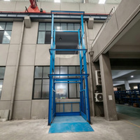 Monte-charge vertical hydraulique à rail de guidage durable pour un travail industriel continu sur de longues périodes