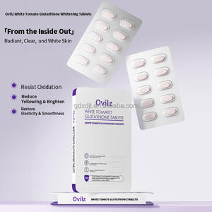 Tabletas de Glutatión de Tomate Blanco de Marca Privada OEM/ODM, Suplemento de Glutatión Efectivo para Aclarar la Piel para Mujeres - Product Image 2