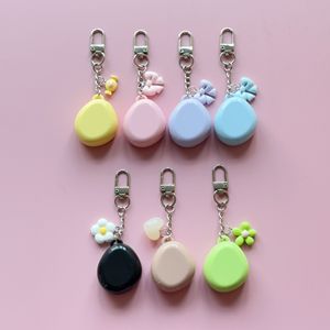 Hàn Quốc phong cách New mỹ phẩm bao bì Lip Balm trường hợp mini phong cách với gương Blush đẹp Keychain son môi du lịch xách tay trường hợp - Product Image 2