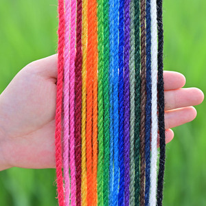 Corde ronde colorée de 4,5 mm, bricolage, tissage artisanal, vase, cadre d'escalade pour chat, griffoir, reliure décorative, fabriqué en Chine, modèle 8 - Product Image 2