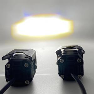 Usine <span class=keywords><strong>22W</strong></span> feux de croisement blanc et jaune couleur de lumière prix de gros moto phares projecteur lumière pour moto - Product Image 3