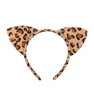HB081 hayvanat bahçesi tema parti malzemeleri karikatür kaplan leopar Zebra tilki orman kulaklar kafa cadılar bayramı noel karnaval Cosplay için