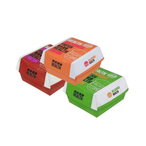 Container Paper Pulp Away Mini Away Takeaway Sugarcane Design Vertical Food Retractable Burger Fixed Eco Paper Packaging Box
