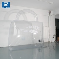 Sac à main gonflable transparent en PVC personnalisé pour la publicité et la décoration d'événements en plein air