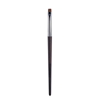 # 029 Gagang Kayu Ebony 41Pcs Kuas Makeup Label Pribadi Kuas Eyeliner Pipih Bulu Sintetis Alat Kosmetik OEM/ODM