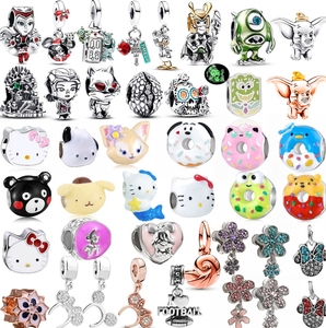 Hỗn hợp Hello Kitty Charms phụ kiện thiết kế Anime men dễ thương quyến rũ thời trang cho Vòng đeo tay - Product Image 5