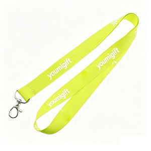 Factory Manufacturer Customized Polyester Heat Transfer Printed Promotional Lanyard with Metal <b>Hooks</b> - Product Image 1