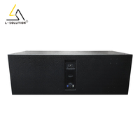 Système de haut-parleurs subwoofer L-solution F221 Dual 21 pouces en néodyme 4 ohms avec une grande puissance pour l'audio de scène