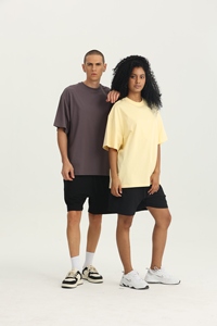 Camiseta de Manga Corta para Hombre y Mujer, de Alta Calidad, 100% Algodón, Ecológica, Casual, Estampada, Corte Holgado - Product Image 3