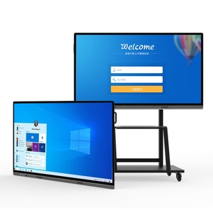 Pizarra Interactiva Inteligente con Pantalla Táctil Capacitiva de 32 43 55 65 Pulgadas, Resolución 4K, para Reuniones, Pizarra Electrónica Blanca - Product Image 3