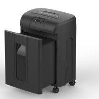 PU210D Micro-découpe 10 feuilles avec bac coulissant 18l pour le bureau et le déchiquetage de papier plastique Soho P-5 2x14mm cartes CD