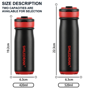 Botella de Agua de Acero Inoxidable de Doble Pared FAYREN, 420 ml, 520 ml, Vaso Térmico Aislado al Vacío para Viajes - Product Image 3