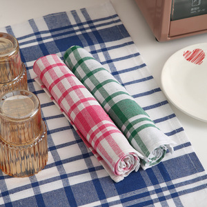 Cross Border Multi Functional Kitchen Tea <b>Towel</b> 45x62 Cm Rectangle Absorbent Checkered Pattern Hand <b>Towel</b> - Product Image 4