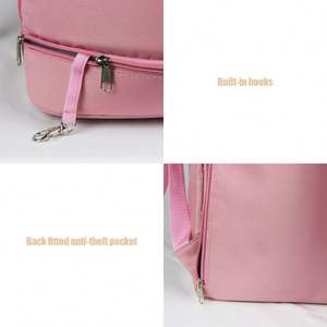 Sac à dos de haute qualité unisexe 30L avec fermeture éclair, sac à langer personnalisable pour bébé, directement de l'usine - Product Image 5