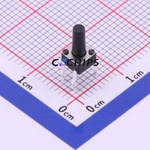 UK-B0201-G9-250 Tactile Switch Through hole-4P,4.5x4.5mm Switch Single Pole Single Throw Round Button 2.5N Through Hole - Product Image 1