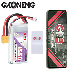 GAONENG GNB 1550MAH 7.6V HV 2S 60C 120C HV XT60 LiPo <b>Battery</b> Soft Pack Long Range FreeStyle FPV LiHV High Voltage - Product Image 6