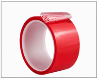 Rotes, durchscheinendes PET-Hochtemperaturband, Lötmaske, hitzebeständige Farbe für Leiterplatten, individuelle Zuschnitte, Isolierung