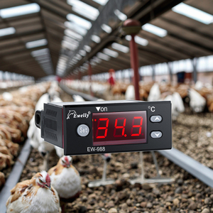 Controlador Digital de Temperatura de Refrigeración, <span class=keywords><strong>2</strong></span> Salidas de Relé con Alarma para Incubadora, Termostato Manual 12V24VAC110V220V, 1 Unidad - Product Image 3