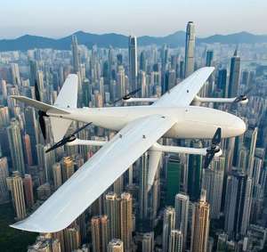 Drone professionnel multifonction sans balais VTOL - 30 minutes de temps de vol, vidéo FHD 1080p pour le sauvetage en cas d'incendie, le largage aérien, le transport - Product Image 1