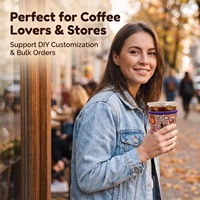 Porte-gobelet isotherme en néoprène pour café glacé, manchon de tasse personnalisé, housse de tasse, Koozy personnalisé, logo personnalisé, Koozy de mariage, Stubby Cooler, Halloween