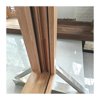 Ventanas corredizas verticales DEMEA de una sola hoja y doble hoja, ventanas de madera maciza, diseño corredizo vertical