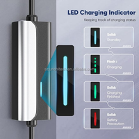 Câble de chargeur EV Type 2 à 3 broches BS Plug 13A Type 2 chargeur réglable ev chargeur type2 UK