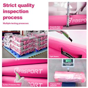 Stokta Şişirilebilir Hava Yolu Matı Kaymaz Darbe Emici PVC Jimnastik Takla Matı Çocuklar Yetişkinler Ev Jimnastiği Antrenmanı için - Product Image 6