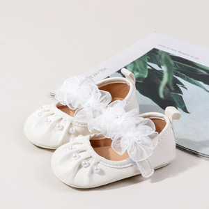 Chaussures plates Mary Jane pour bébé fille, modèle princesse, avec perles et dentelle, haute qualité, pour bébés de 0 à 1 an, collection 2026 - Product Image 5