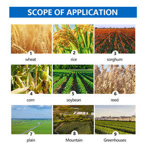 Le mani di raccolta del riso dell'azienda agricola controllano la mietitrice - Product Image 6