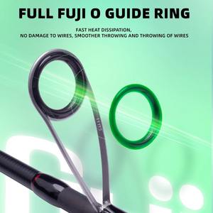 <span class=keywords><strong>Canne</strong></span> <span class=keywords><strong>à</strong></span> <span class=keywords><strong>pêche</strong></span> de voyage FISHINGFANS ORCA en carbone, avec anneaux Fuji O, poignée composite, multi-sections, portable, pour leurres, bar, crevettes, carpes en lac - Product Image 5